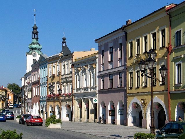 Der Platz des Friedens in Zwittau